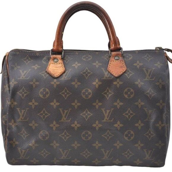 Louis Vuitton Monogram Speedy 30 Hand Boston Bag - Picture 1 of 15